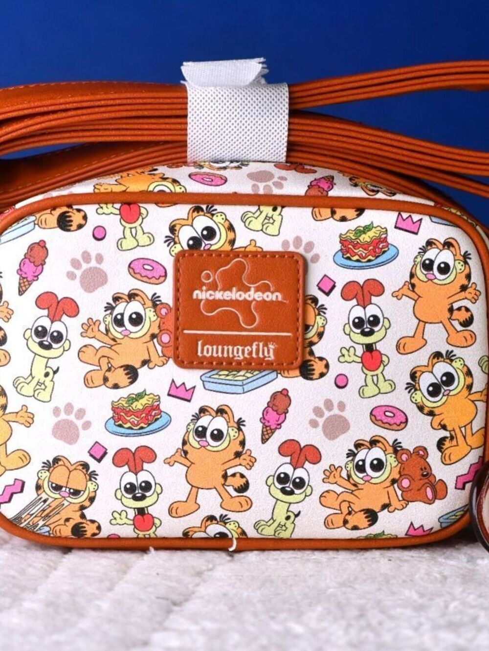 Loungefly Garfield & Odie Allover Print Crossbody Bag - NWT
